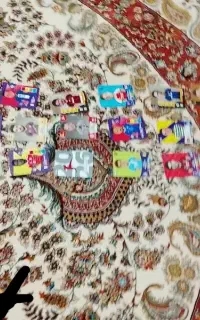 کارت فوتبالی 32عددهمراه5عددکارت کالاف