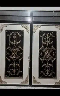 کد987 درب حیاط اهنی ویلایی کد987