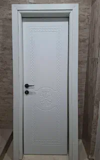 1 عدد درب سرویس بهداشتی، چوبی ضد آب با روکش PVC