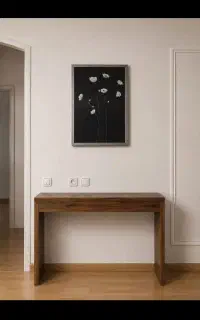 قاب نقاشی گل