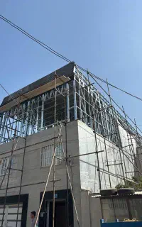 اجرای ویلا و اظافه بنا با سازه سبک و مدرن ال اس اف