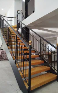 نرده استیل، شیشه،آهن