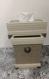 جا سطل و دستمال کاغذی