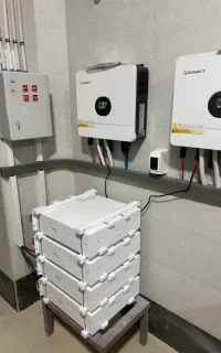 برق خورشیدی۵۰آمپر/باتری لیتیومی/پنل خورشیدی10kw