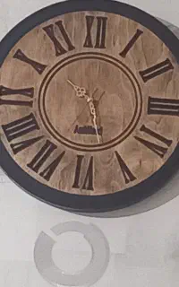 ساعت دیواری چوبی