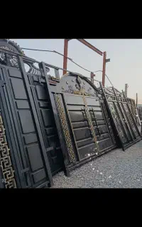 درب حیاط باغ ویلا طرح تاجی بغل ورساج کد 9048المهدی