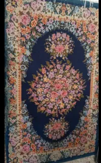 فرش زرع و نیم چله ابریشم سالاری جدید
