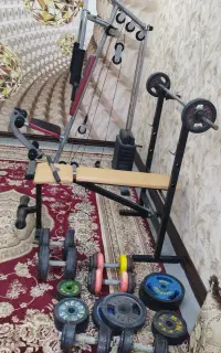 دستگاه بدنسازی چندکاره ودنبل میز وزنه و