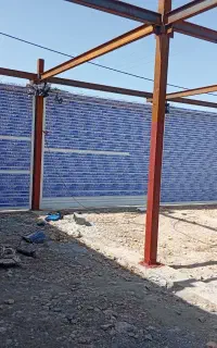 درب برقی شیشه سکوریت جک پارکینگی