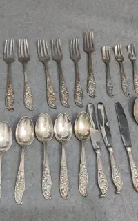 قاشق مس قدیمی