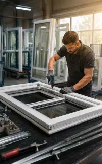 ساخت درب و پنجره های آلومینیوم و upvc