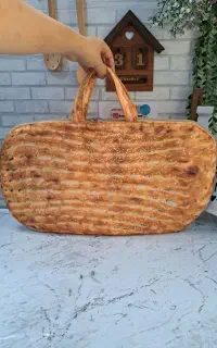 کیسه نان دستدوز طرح نان مناسب بربری، سنگک و لواش