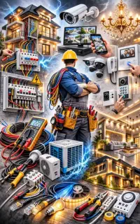برقکاری حرفه ای 24ساعته(صفر تا صد)تمام نقاط قزوین