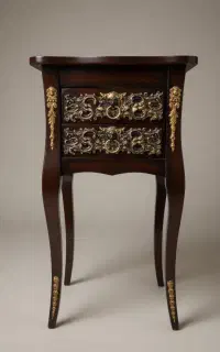 میز تلفن چوبی