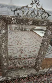 آیینه کنسول نقره