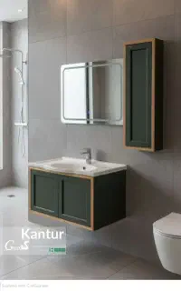 روشویی کابینتی پی‌وی‌سی ضد آب لوکس