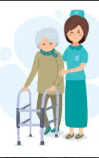 پرستاری از خانم تنها