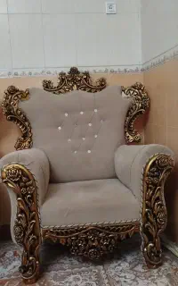 فروش مبل سلطنتی هفت نفره در حد نو