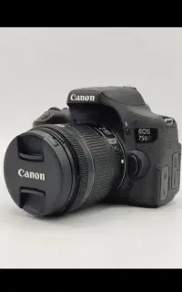 فروش دوربین کنون اصلی مدل 750d  با سه پایه و شارژر