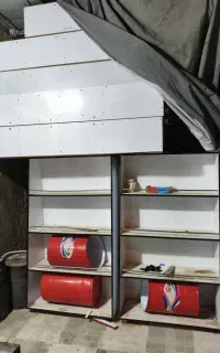 دو عدد قفسه دو رو نما