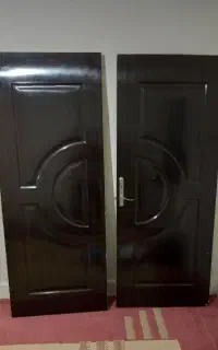 درب چوبی دو لنگ