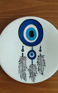 دیوارکوب سفالی دکوری
