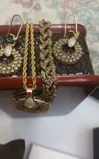 ژوپینگ و استیل اصل با آب کاری طلا