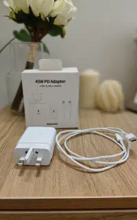 اداپتور و کابل ۴۵ وات سامسونگ