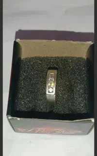 انگشتر نقره زنانه الماس روسی