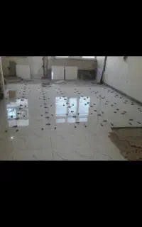 نصب کاشی وسرامیک موزاییک وقرنیز با دوغابی وچسبی