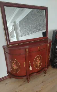 آینه کنسول معرق کاری در حد صفر