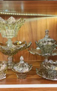 سرویس کامل پذیرایی چینی بلور شامپاینی