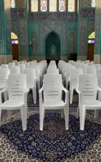 صندلی پلاستیکی مراسم طرح نگار مسجد