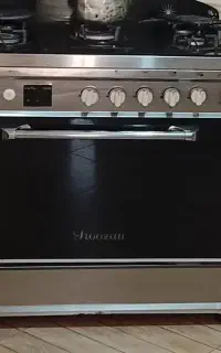 اجاق گاز ۵شعله صفحه شیشه‌ای