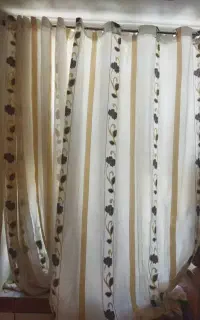فروش پرده اتاق خواب در حد نو
