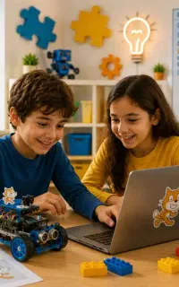 ثبت نام دوره رباتیک و اسکرچ مخصوص کودکان