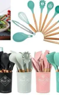 سرویس قاشق سیلیکونی 12عددی