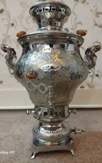 سماور گاری ۶ لیتری کنده کاری شده