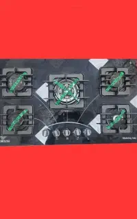 آگهی کاملا واقعی/اجاق گاز صفحه ای رومیزی کابینتیm6