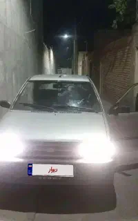 پراید مدل 88نقره ای