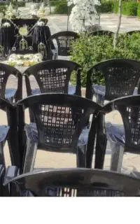 کرایه صندلی پلاستیکی جنس مرغوب جهت مجالس
