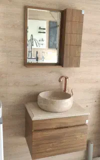 دو عدد روشویی سنگی فروشی