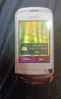 نوکیا c2عتیقه کلکسیونی سالم معاوضه