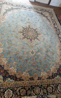 قالی سیرنگ مشهد طرح ساحل دو جفت