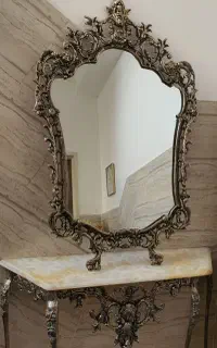 اینه کنسول برنجی