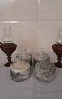 جاشمع شیشه ای