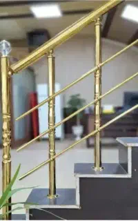 نرده استیل و آلومینیوم راه پله استاتیک حفاظ بانکی