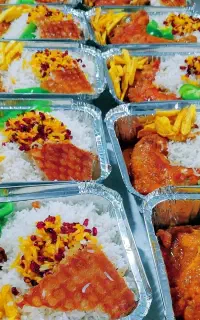 غذای بیرون بر ارسال رایگان