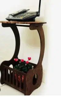 میز تلفن چوبی ۵۰۰ تومن