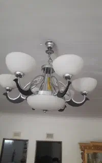 لوستر6شعله کاملا سالم